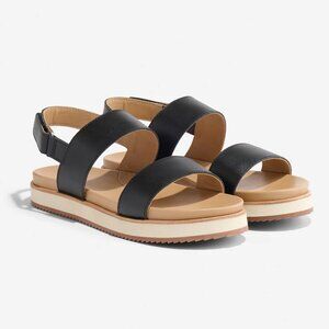 Nisolo Go-To Flatform Sandal 2.0 in Size 8, Black